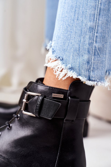 Izoliuoti batai Cross Jeans EE2R4086C Juodi