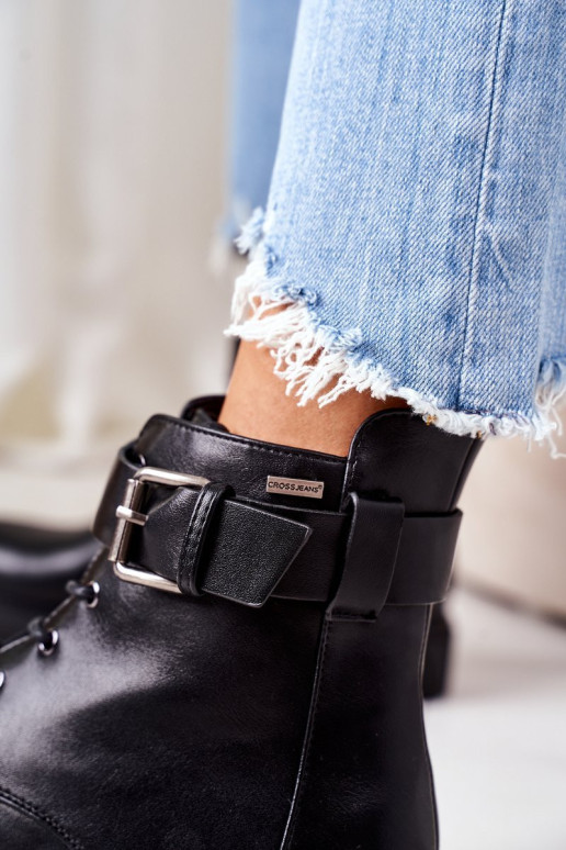 Izoliuoti batai Cross Jeans EE2R4086C Juodi