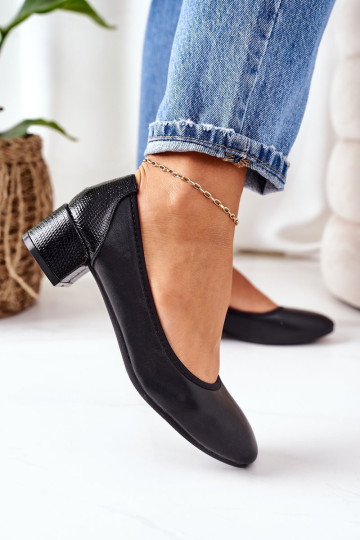 Odiniai aukštakulniai S.Barski 20-L1 Juoda