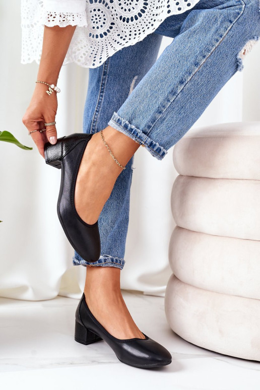 Odiniai aukštakulniai S.Barski 20-L1 Juoda