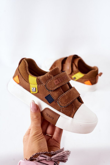 Vaikiški sportbačiai su lipduku Big Star II374017 Camel