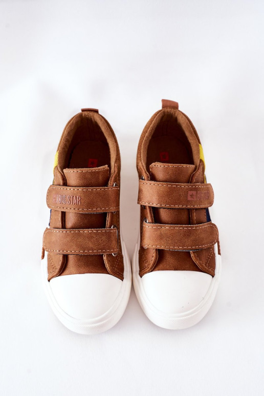 Vaikiški sportbačiai su lipduku Big Star II374017 Camel