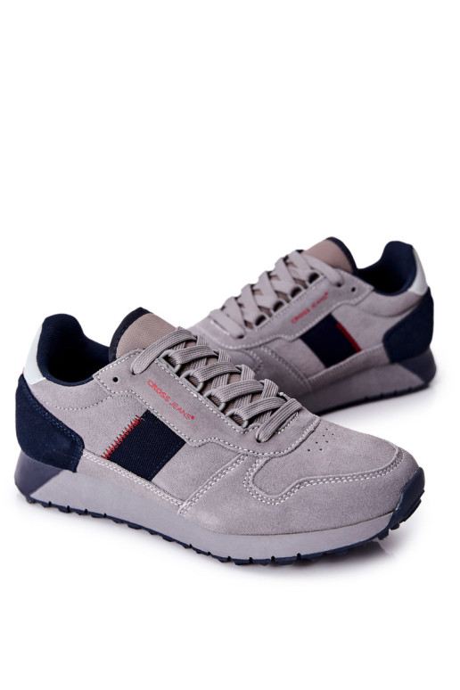 Vyriški sportiniai batai Cross Jeans pilki II1R4008C