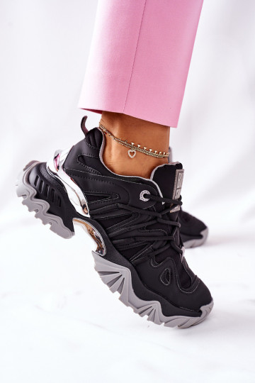 Moteriški sportiniai bateliai su Memory Foam Big Star II274089 juodi