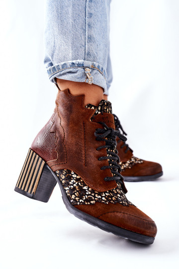 Moteriški batai Odiniai Maciejka Brown 03190-02 2