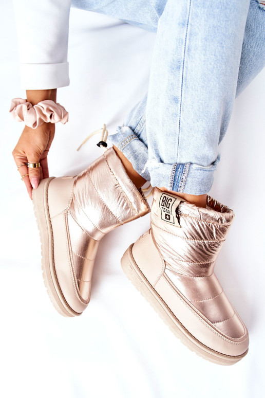 Moteriški sniego batai Big Star II274121 smėlio spalvos