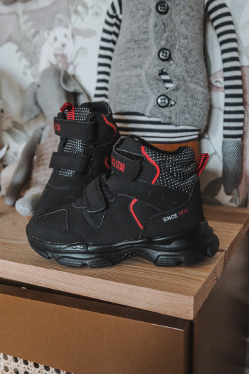 Vaikiški žygio bateliai Big Star II374097 juodi