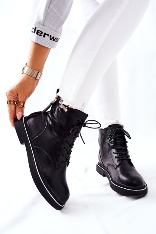 Moteriški odiniai aukštaauliai GOE II2N4014 juodi