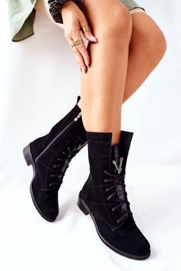 Moteriški odiniai batai Nicole Black 2581/028