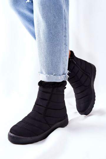 Moteriški apšilimo batai juodi Mezyss