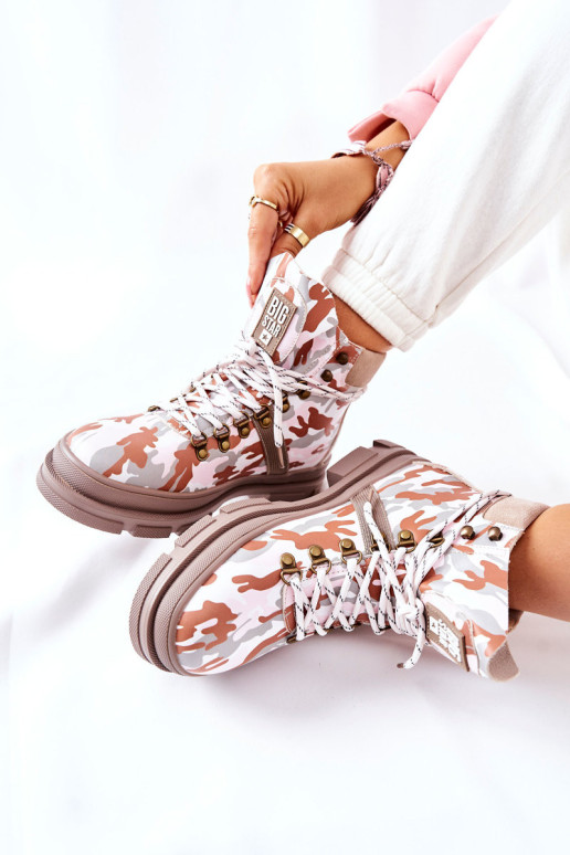 Odiniai žygio batai Big Star II274369 Moro Grey