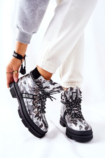 Odiniai žygio batai Big Star II274368 Moro Black 2