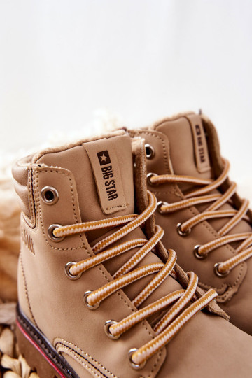 Vaikiški auliniai batai Big Star BB374126BS Smėlio spalvos