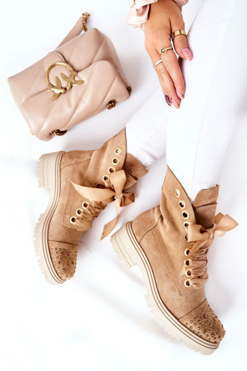 Zomšiniai Darbo batai Daugiasluoksniai Lewski Batai 3069 Sand 2