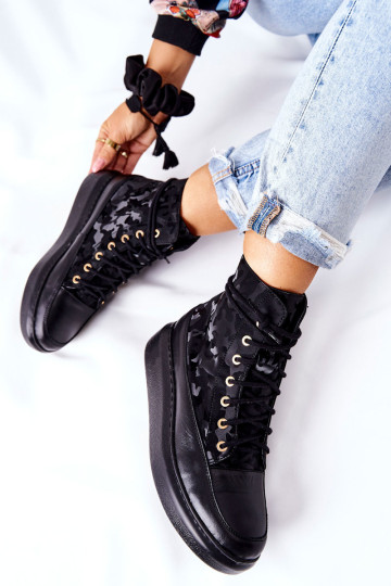 Sportiniai odiniai batai Lewski 3034 Black Moro