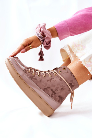 Sportiniai odiniai batai Lewski 3034 Beige Moro