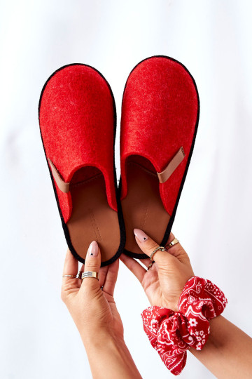 Moteriškos šlepetės Big Star KK267006 Raudonos-rudos