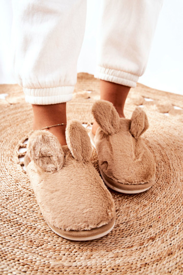 Kailinės šlepetės su ausimis Beige Thorpe