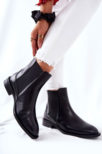 Odiniai Chealseas batai Laura Messi juodi 2353