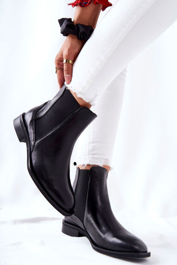 Odiniai Chealseas batai Laura Messi juodi 2353 2