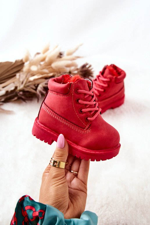 Šilti vaikiški batai Red Dexter