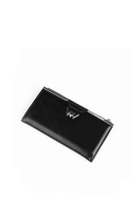 Didelė piniginė su užsegimu Black Nadine