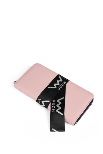 Pink Mille odinė piniginė su užtrauktuku 2