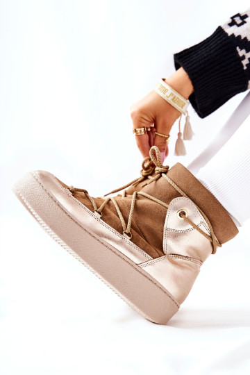 Izoliuoti zomšiniai sniego batai Camel Clarem