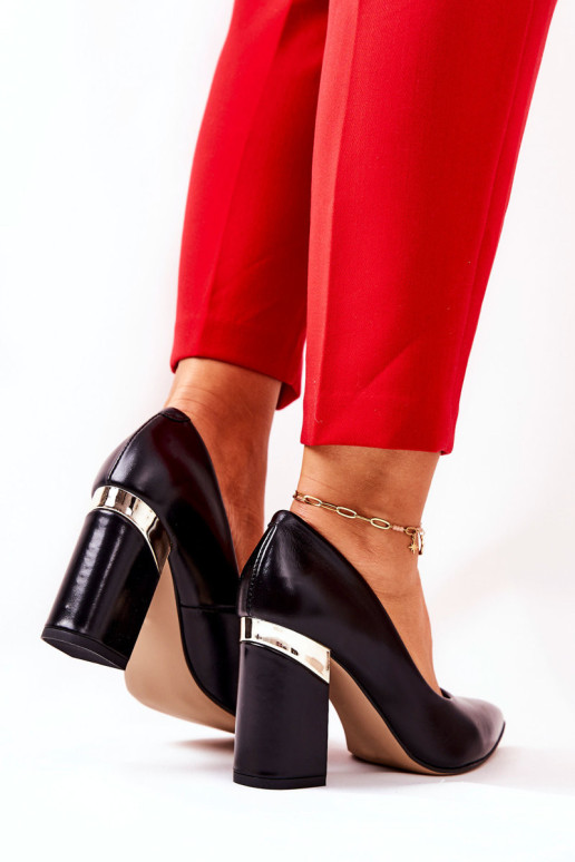 Odiniai aukštakulniai Lewski 3117 Black