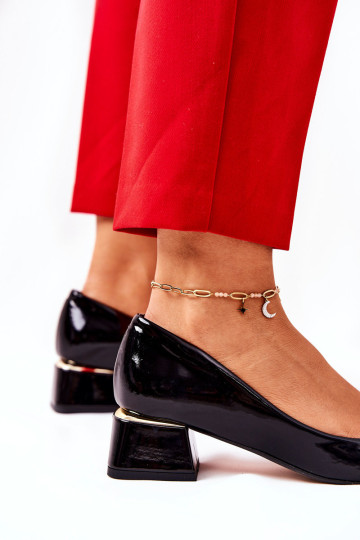 Lakinės odos aukštakulniai Lewski 3118 Black 2