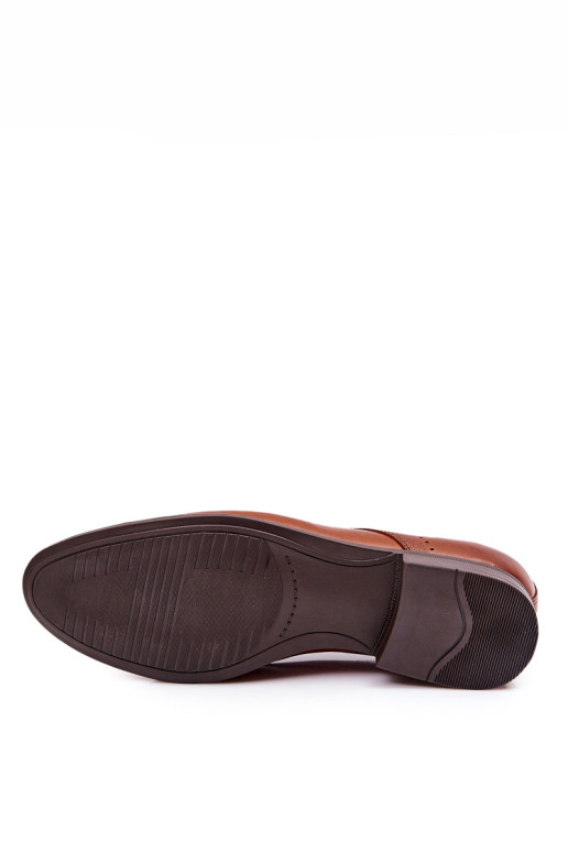 Klasikiniai pusbačiai Odiniai Bednarek 802 Ruda