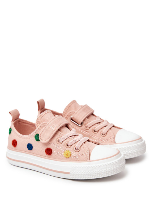 Vaikiški sportbačiai su lipduku BIG STAR JJ374054 Rožiniai