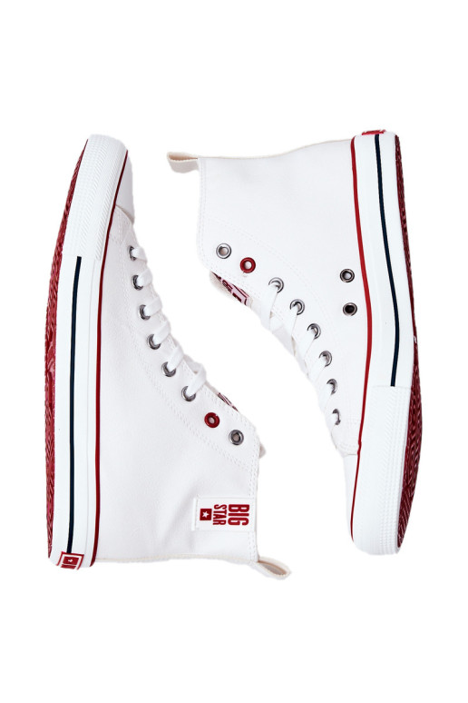 Vyriški aukšti odiniai sportbačiai BIG STAR JJ174071 balti