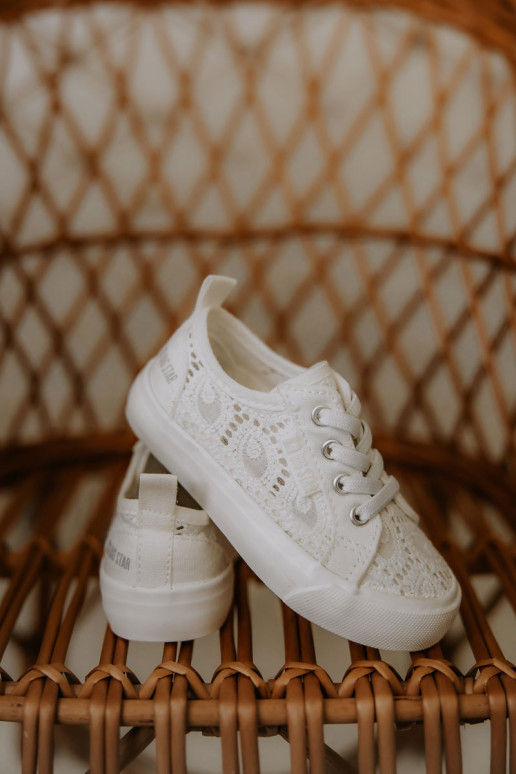 Ažūriniai sportbačiai Big Star JJ374134 Balti