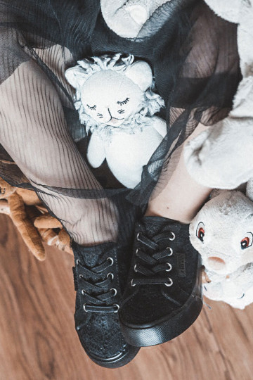 Ažūriniai sportbačiai Big Star JJ374133 Juodi