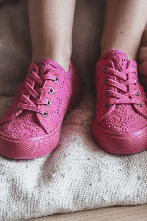 Ažūriniai sportbačiai Big Star JJ374131 Rožiniai