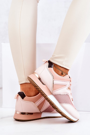 Sportiniai batai ant platformos Pink Ginevra