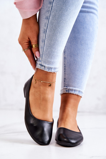 Odinė balerina Classic Black Stacee