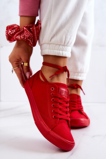 Moteriški žemi sportbačiai Big Star JJ274068 Raudoni