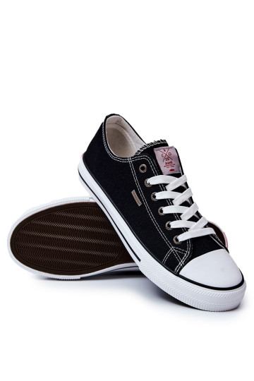 Vyriški klasikiniai sportbačiai Cross Jeans JJ1R4003C juodi