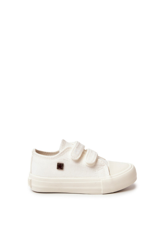 Vaikiški klasikiniai sportbačiai BIG STAR JJ374042 Balti