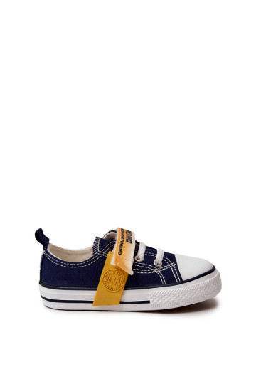 Vaikiški žemi sportbačiai BIG STAR JJ374077 Navy