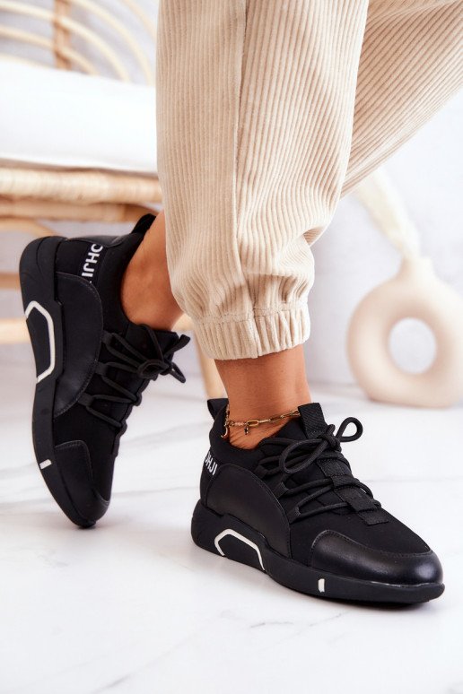 Sportiniai batai Sneakers Slip On Black Marvene