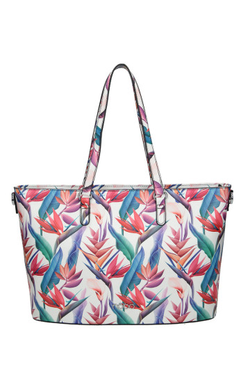 Klasikinis didelis krepšys NOBO M1330-CM00 Multi-White