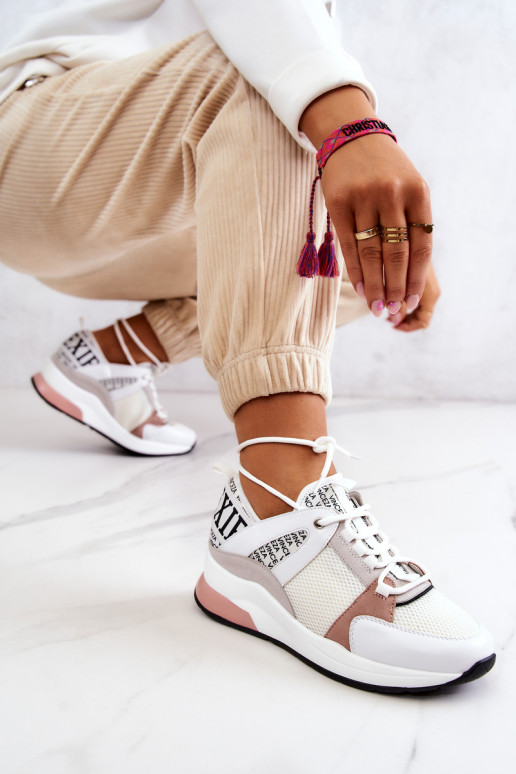 Sportiniai bateliai ant Wedge White Lorey