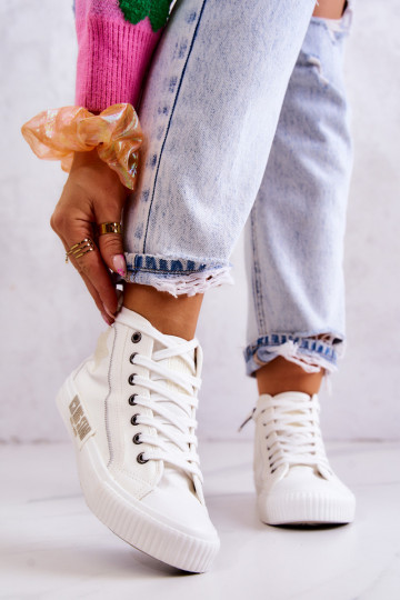 Klasikiniai aukšti sportbačiai Big Star JJ274379 balti