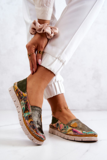 Moteriški odiniai batai Maciejka 05434-09 žalia 2