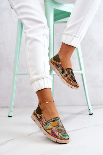 Moteriški odiniai batai Maciejka 05434-09 žalia