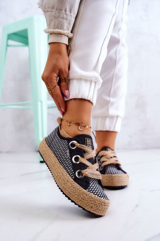 Moteriški pinti sportbačiai Big Star JJ274393 juodi