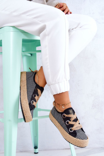 Moteriški pinti sportbačiai Big Star JJ274393 juodi